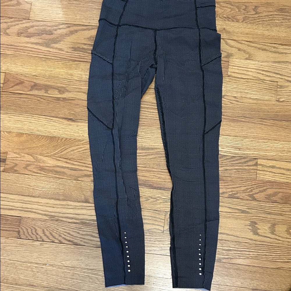 lululemon athletica Black and Gray Pants